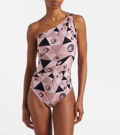 Pucci Occhi one-shoulder swimsuit | Thumbnail 5 Pucci Occhi one-shoulder swimsuit | Thumbnail 5