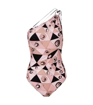 Pucci Occhi one-shoulder swimsuit | Thumbnail 1 Pucci Occhi one-shoulder swimsuit | Thumbnail 1