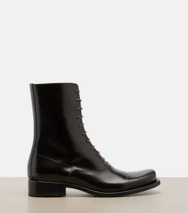 The Row Kai leather lace-up boots | Thumbnail 3 The Row Kai leather lace-up boots | Thumbnail 3