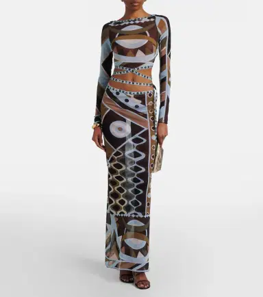 Pucci Vivara tulle maxi skirt | Thumbnail 6 Pucci Vivara tulle maxi skirt | Thumbnail 6