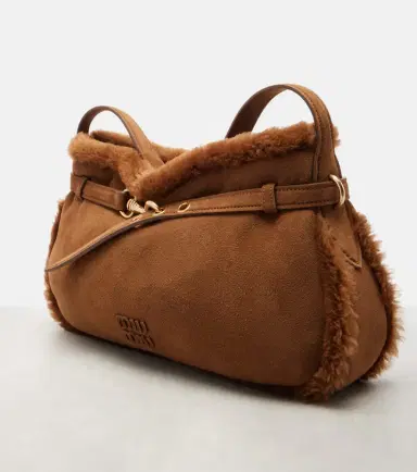 Miu Miu Aventure suede shoulder bag | Thumbnail 2 Miu Miu Aventure suede shoulder bag | Thumbnail 2