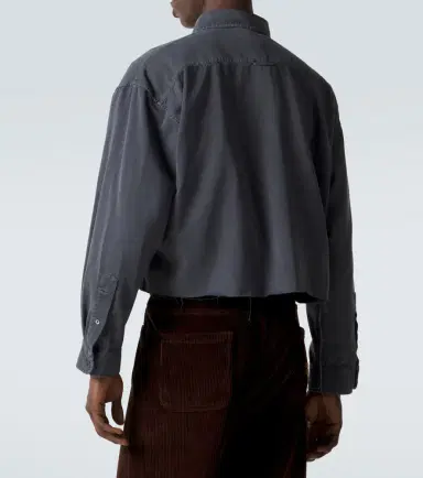 Miu Miu Logo denim shirt | Thumbnail 5 Miu Miu Logo denim shirt | Thumbnail 5