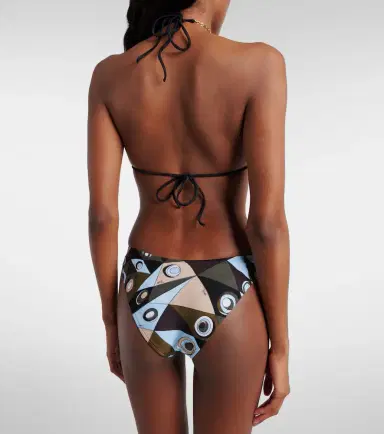 Pucci Occhi cutout halterneck swimsuit | Thumbnail 3 Pucci Occhi cutout halterneck swimsuit | Thumbnail 3