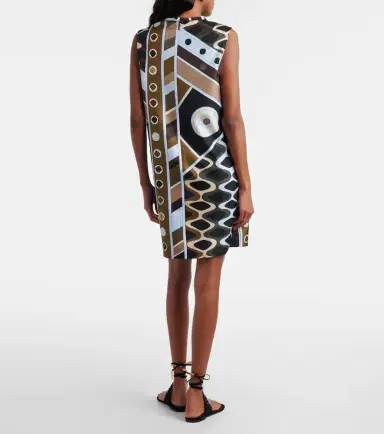 Pucci Vivara silk twill minidress | Thumbnail 2 Pucci Vivara silk twill minidress | Thumbnail 2