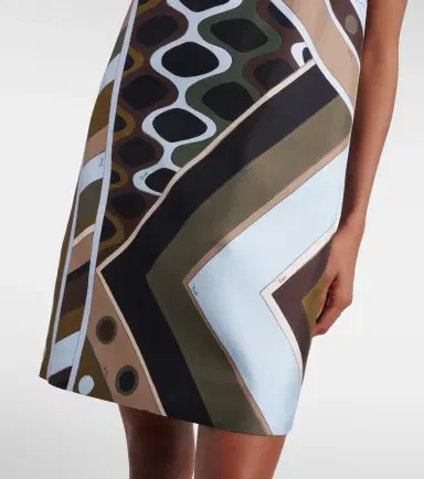 Pucci Vivara silk twill minidress | Thumbnail 3 Pucci Vivara silk twill minidress | Thumbnail 3