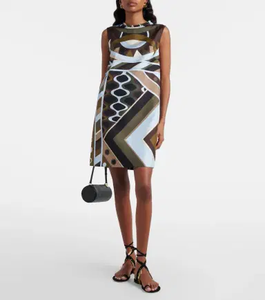 Pucci Vivara silk twill minidress | Thumbnail 5 Pucci Vivara silk twill minidress | Thumbnail 5