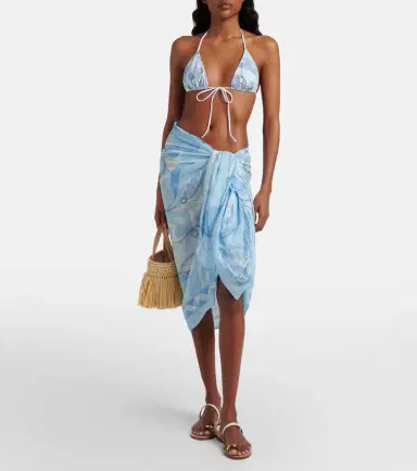 Pucci Orchidee cotton beach cover-up | Thumbnail 3 Pucci Orchidee cotton beach cover-up | Thumbnail 3