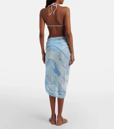 Pucci Orchidee cotton beach cover-up | Thumbnail 5 Pucci Orchidee cotton beach cover-up | Thumbnail 5
