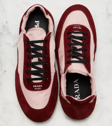 Prada Collapse Re-Nylon and suede sneakers | Thumbnail 4 Prada Collapse Re-Nylon and suede sneakers | Thumbnail 4