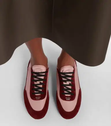 Prada Collapse Re-Nylon and suede sneakers | Thumbnail 6 Prada Collapse Re-Nylon and suede sneakers | Thumbnail 6