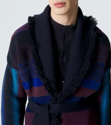 Giorgio Armani x Alanui cashmere-blend cardigan | Thumbnail 4 Giorgio Armani x Alanui cashmere-blend cardigan | Thumbnail 4