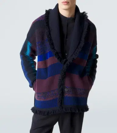 Giorgio Armani x Alanui cashmere-blend cardigan | Thumbnail 5 Giorgio Armani x Alanui cashmere-blend cardigan | Thumbnail 5