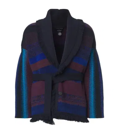 Giorgio Armani x Alanui cashmere-blend cardigan | Thumbnail 1 Giorgio Armani x Alanui cashmere-blend cardigan | Thumbnail 1