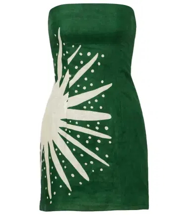 Cala de la Cruz Carla printed linen minidress | Thumbnail 1 Cala de la Cruz Carla printed linen minidress | Thumbnail 1