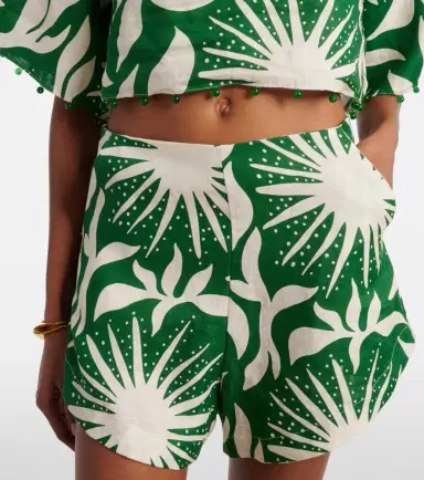 Cala de la Cruz Bahamas printed linen shorts | Thumbnail 2 Cala de la Cruz Bahamas printed linen shorts | Thumbnail 2