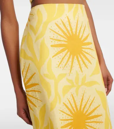 Cala de la Cruz Fabiana printed linen midi skirt | Thumbnail 5 Cala de la Cruz Fabiana printed linen midi skirt | Thumbnail 5