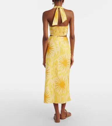 Cala de la Cruz Fabiana printed linen midi skirt | Thumbnail 6 Cala de la Cruz Fabiana printed linen midi skirt | Thumbnail 6