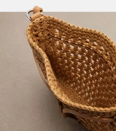 Tod's EBL Mini raffia-effect bucket bag | Thumbnail 3 Tod's EBL Mini raffia-effect bucket bag | Thumbnail 3