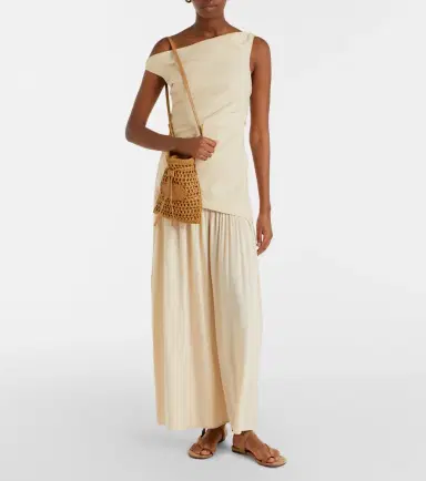 Tod's EBL Mini raffia-effect bucket bag | Thumbnail 5 Tod's EBL Mini raffia-effect bucket bag | Thumbnail 5