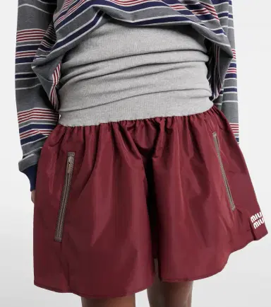 Miu Miu Technical miniskirt | Thumbnail 5 Miu Miu Technical miniskirt | Thumbnail 5
