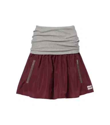Miu Miu Technical miniskirt | Thumbnail 1 Miu Miu Technical miniskirt | Thumbnail 1