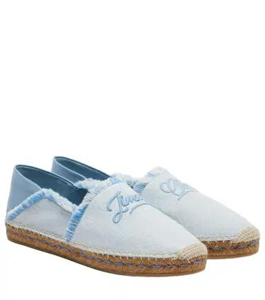 Jimmy Choo Avi embroidered canvas espadrilles | Thumbnail 1 Jimmy Choo Avi embroidered canvas espadrilles | Thumbnail 1