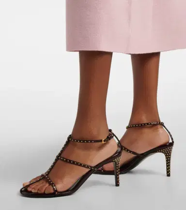 Khaite Cage studded leather sandals | Thumbnail 5 Khaite Cage studded leather sandals | Thumbnail 5