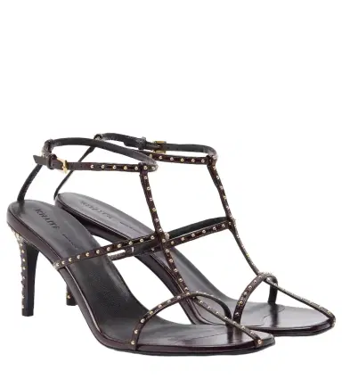 Khaite Cage studded leather sandals | Thumbnail 1 Khaite Cage studded leather sandals | Thumbnail 1