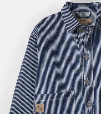 Wheat Cole striped cotton canvas jacket | Thumbnail 2 Wheat Cole striped cotton canvas jacket | Thumbnail 2