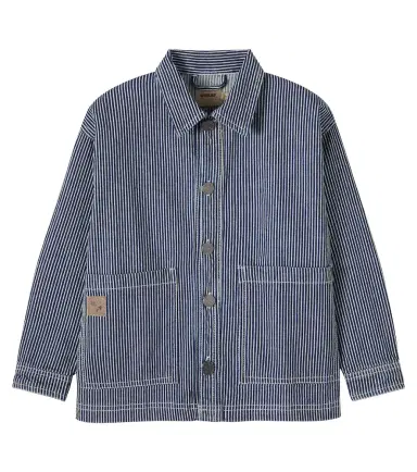 Wheat Cole striped cotton canvas jacket | Thumbnail 1 Wheat Cole striped cotton canvas jacket | Thumbnail 1