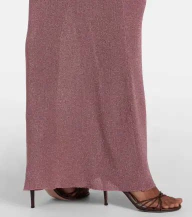 Aya Muse Knitted lamé maxi dress | Thumbnail 6 Aya Muse Knitted lamé maxi dress | Thumbnail 6