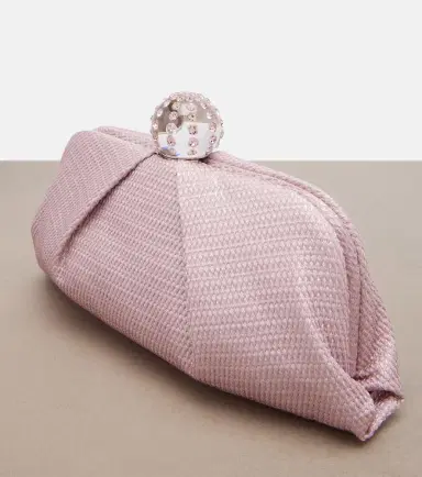Aquazzura Tequila embellished canvas clutch | Thumbnail 3 Aquazzura Tequila embellished canvas clutch | Thumbnail 3