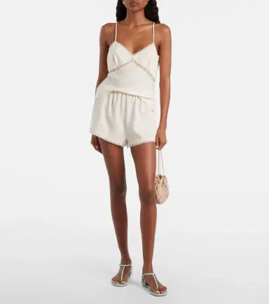 Posse Perla lace-trimmed shorts | Thumbnail 2 Posse Perla lace-trimmed shorts | Thumbnail 2
