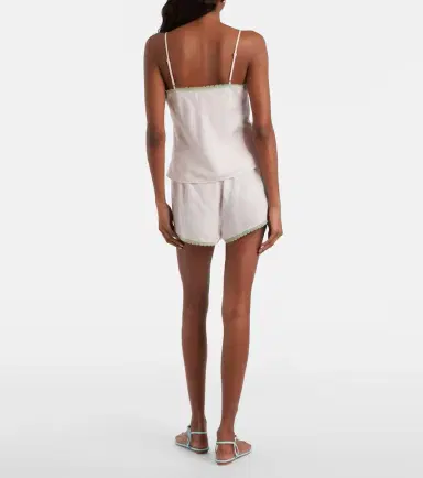 Posse Perla lace-trimmed shorts | Thumbnail 4 Posse Perla lace-trimmed shorts | Thumbnail 4