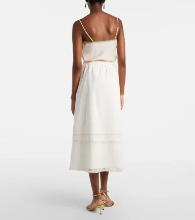 Posse Alma lace-trimmed midi skirt | Thumbnail 6 Posse Alma lace-trimmed midi skirt | Thumbnail 6