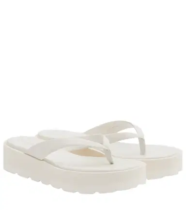 Gianvito Rossi Leather platform thong sandals | Thumbnail 1 Gianvito Rossi Leather platform thong sandals | Thumbnail 1