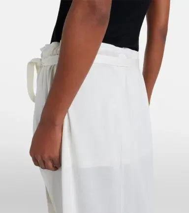 Toteme Cotton and silk wrap skirt | Thumbnail 4 Toteme Cotton and silk wrap skirt | Thumbnail 4