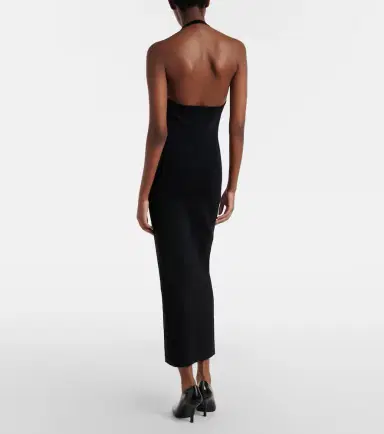 Toteme Knitted halterneck midi dress | Thumbnail 4 Toteme Knitted halterneck midi dress | Thumbnail 4