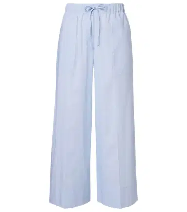 Toteme Cotton and linen wide-leg pants | Thumbnail 1 Toteme Cotton and linen wide-leg pants | Thumbnail 1