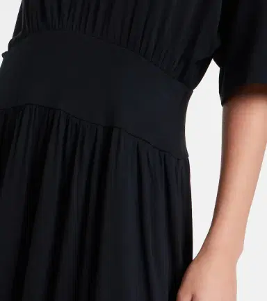 Toteme Cotton and silk midi dress | Thumbnail 2 Toteme Cotton and silk midi dress | Thumbnail 2