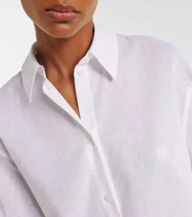 Toteme Oversized cotton and linen shirt | Thumbnail 3 Toteme Oversized cotton and linen shirt | Thumbnail 3