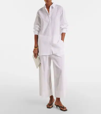 Toteme Oversized cotton and linen shirt | Thumbnail 6 Toteme Oversized cotton and linen shirt | Thumbnail 6