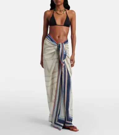 TOTEME Collector printed beach cover-up | Thumbnail 4 TOTEME Collector printed beach cover-up | Thumbnail 4
