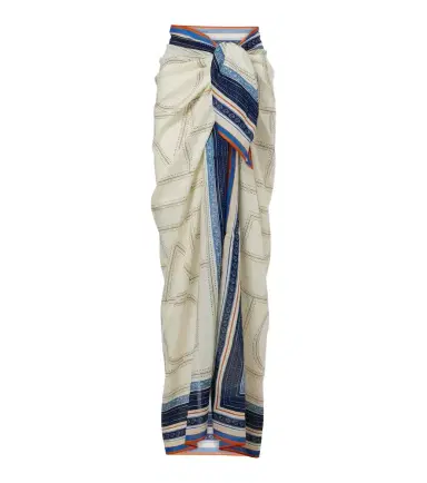 TOTEME Collector printed beach cover-up | Thumbnail 1 TOTEME Collector printed beach cover-up | Thumbnail 1