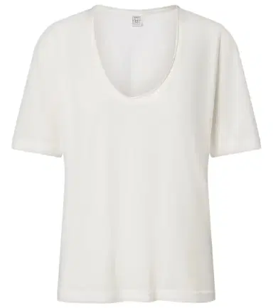 Toteme Cotton and silk T-shirt | Thumbnail 1 Toteme Cotton and silk T-shirt | Thumbnail 1