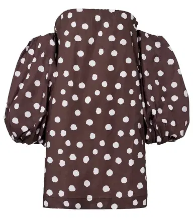 ADRIANA DEGREAS Polka-dot cotton-blend minidress | Thumbnail 1 ADRIANA DEGREAS Polka-dot cotton-blend minidress | Thumbnail 1