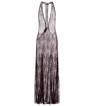 ADRIANA DEGREAS Sheer open-back lace maxi dress | Thumbnail 1 ADRIANA DEGREAS Sheer open-back lace maxi dress | Thumbnail 1