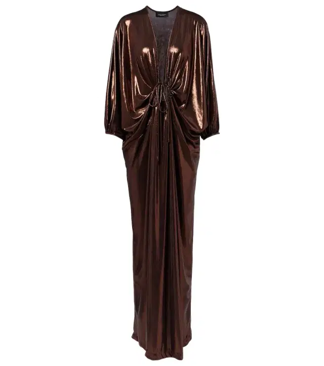 Cutout draped kaftan Cutout draped kaftan