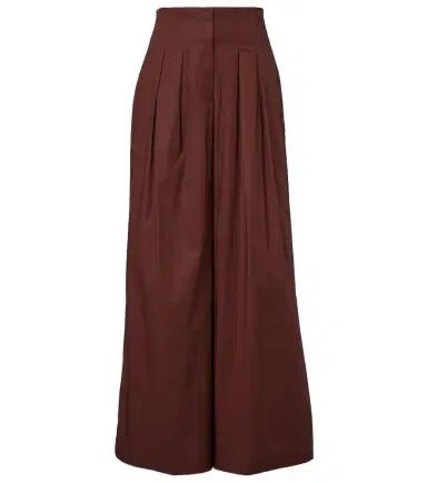 ADRIANA DEGREAS Cotton-blend wide-leg pants | Thumbnail 1 ADRIANA DEGREAS Cotton-blend wide-leg pants | Thumbnail 1