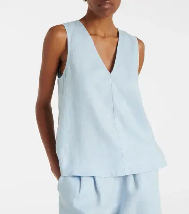 Asceno Manta linen top | Thumbnail 4 Asceno Manta linen top | Thumbnail 4